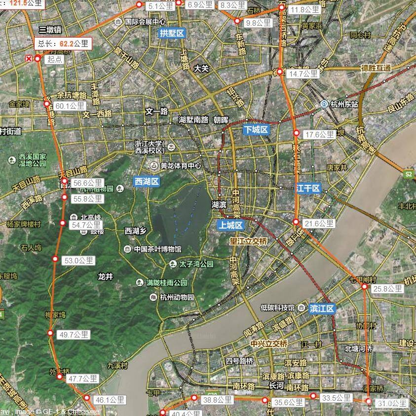 杭州三环线路图最新详解及更新资讯