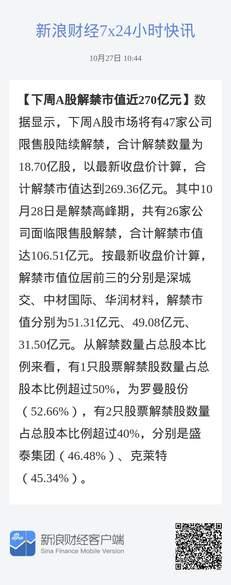 澳门传真资料查询_下周A股解禁市值逾300亿元,灵活解析执行_PT63.74.83