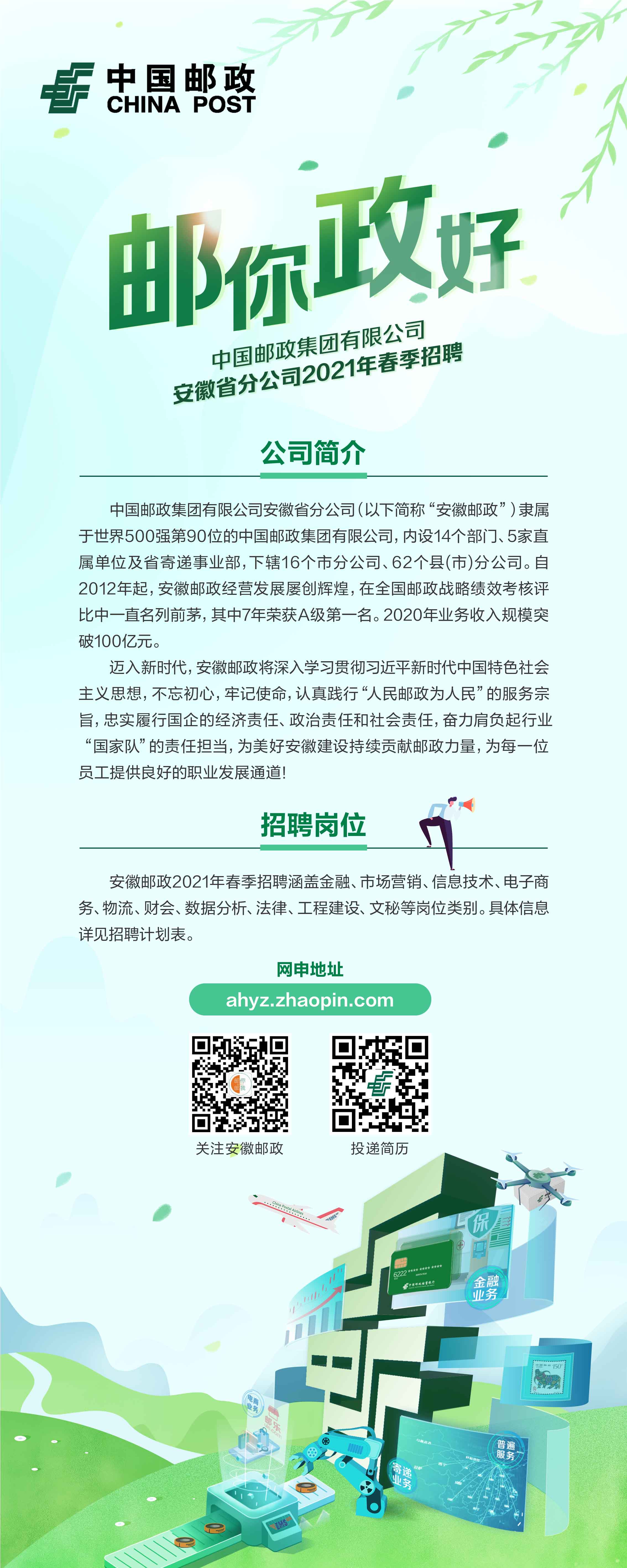中国邮政最新招聘启航，开启励志人生之旅。