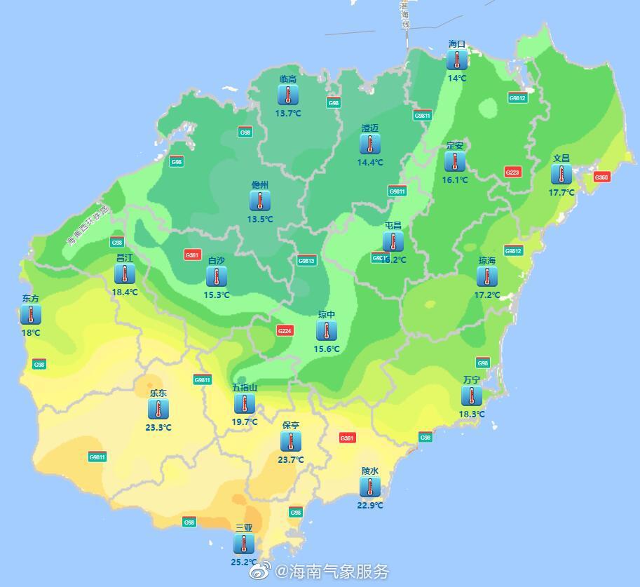 海南最新天气预报，绿色之旅寻找内心平静之旅