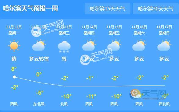 哈尔滨最新天气预报，天气更新与日常趣事分享