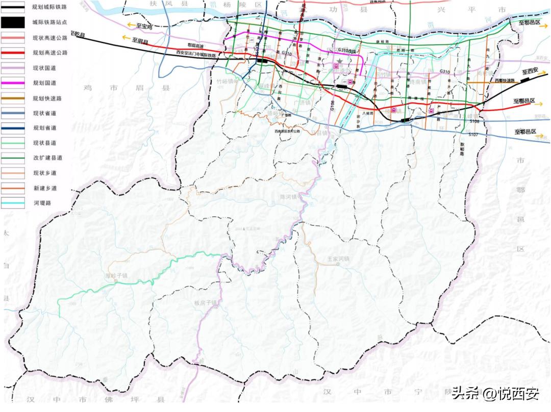 西安市最新行政区划图，城市变迁与学习同行