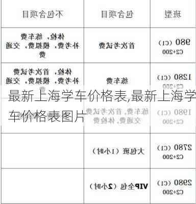 上海学车最新价格及报名指南，详细步骤解析