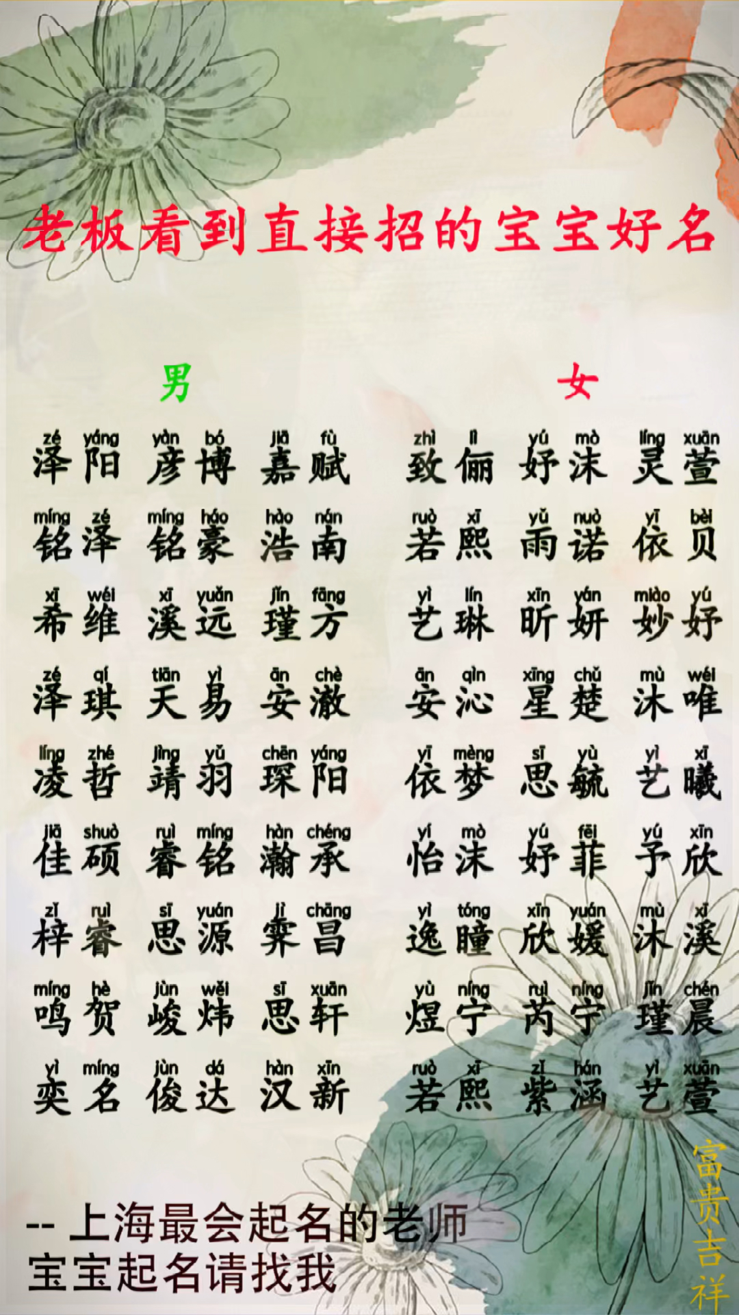 最新宝宝取名指南，精选时尚小孩名字推荐